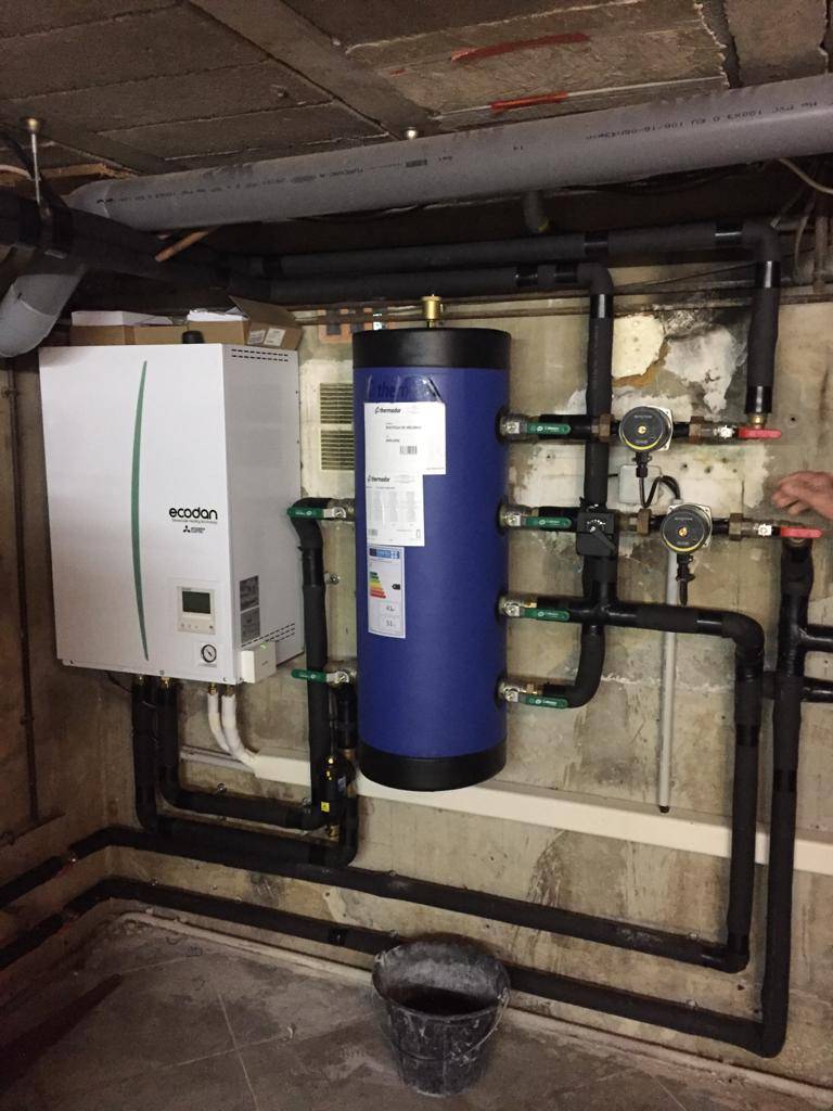 Pompe à chaleur air eau dans un logement de Saint-Maur-des-Fossés