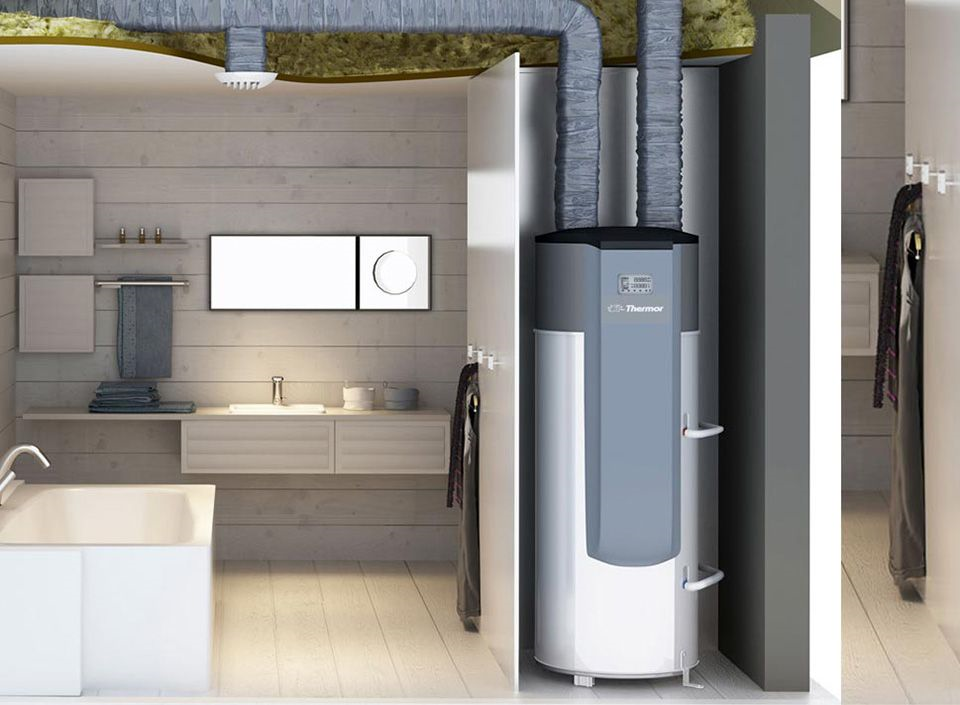 Ballon thermodynamique thermor dans une maison de Saint-Maur-des-Fossés